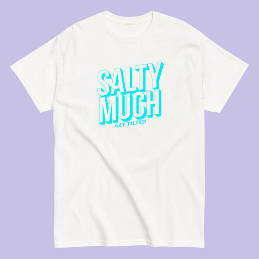 Salty Much Tee in White